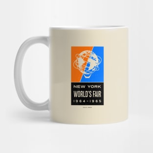 1964 1965 New York World's Fair Rectangle Pin Color Mug